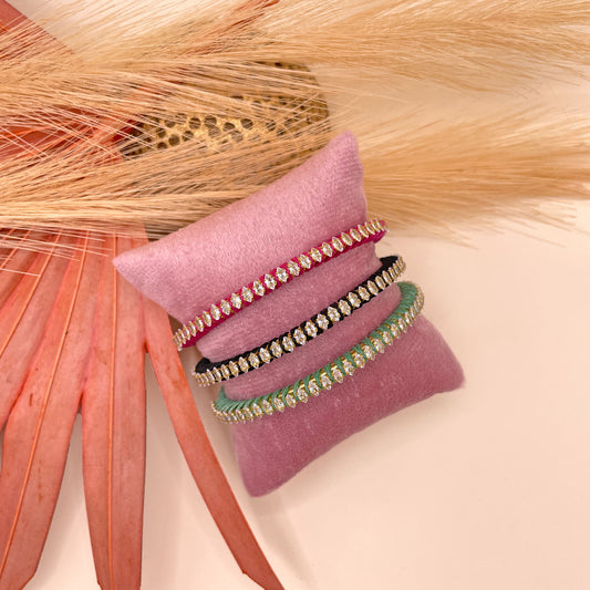 Lindeza Bracciale con Zirconi e Charms