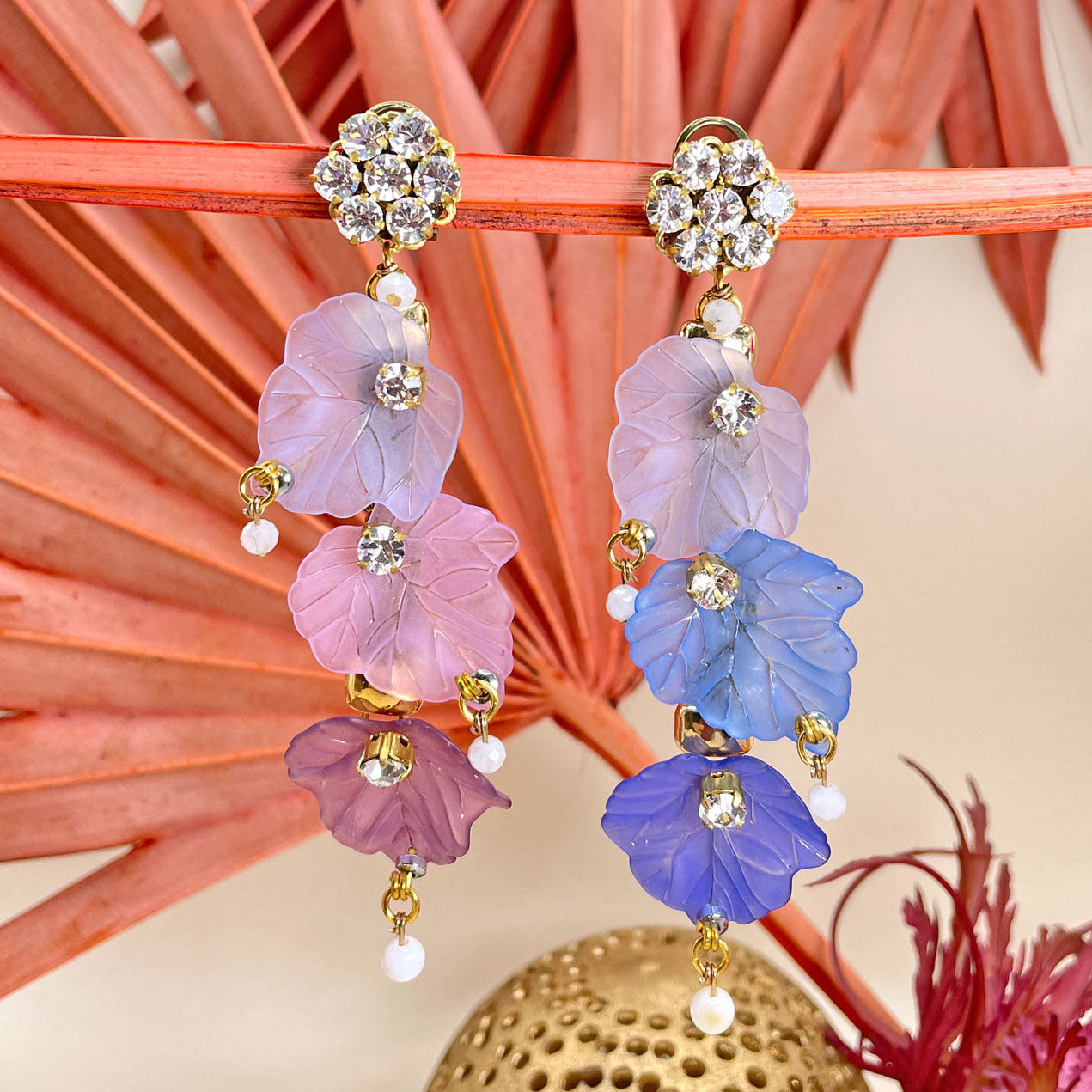 Elanor Three Leaves Earrings
