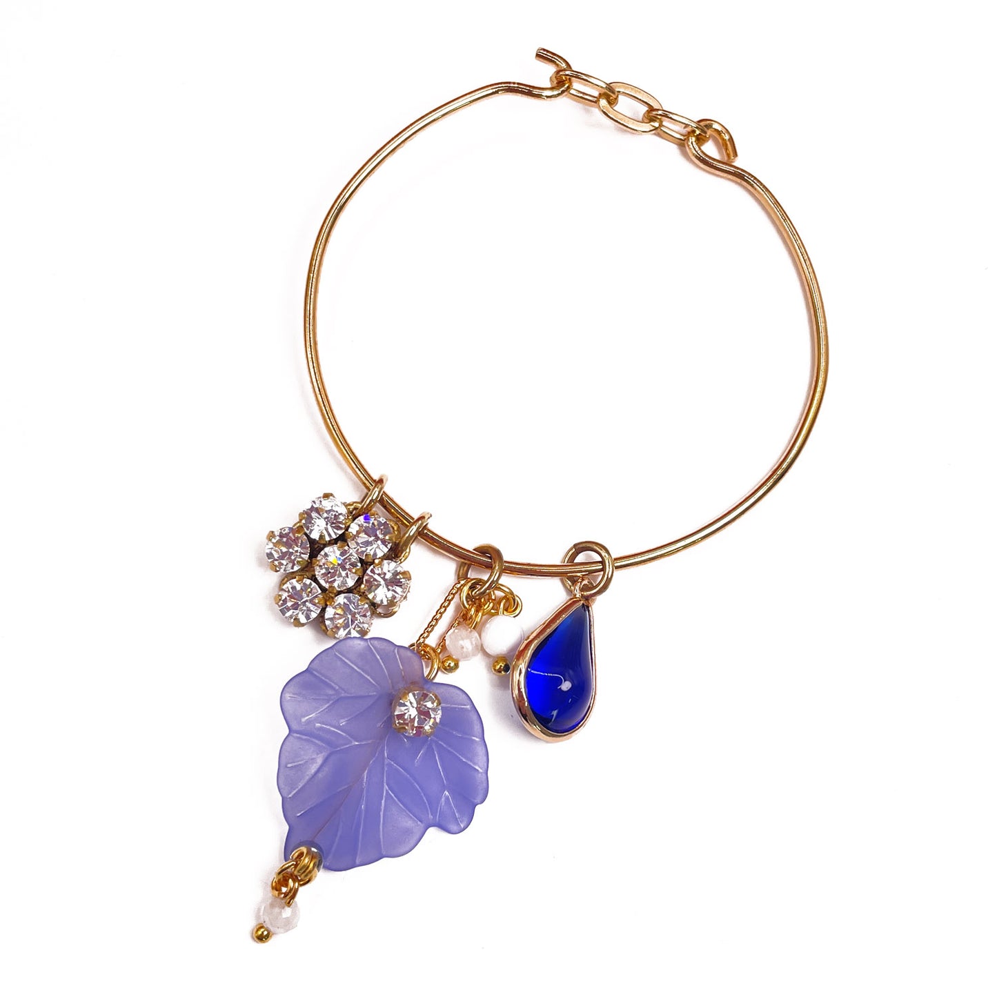 Elanor Bracciale in Ottone con Foglia