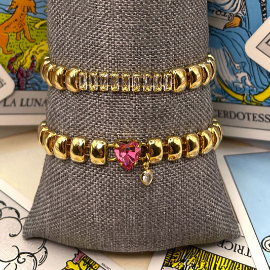 Braccialetti Oro con Catena Vintage
