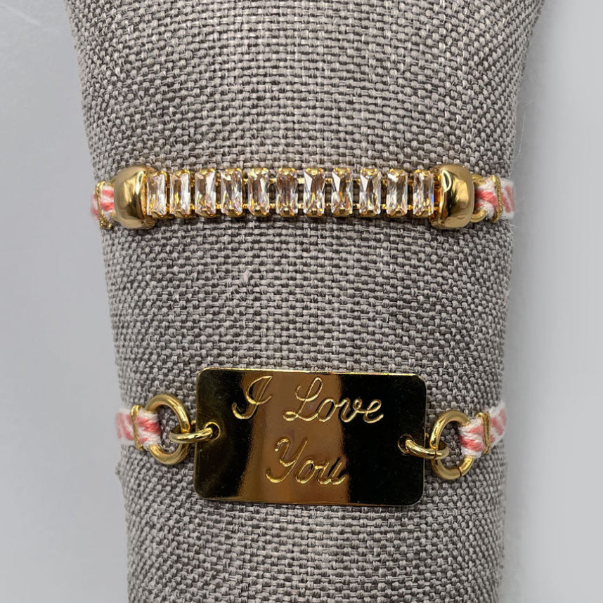 Bracciali con Nastrino Bicolore