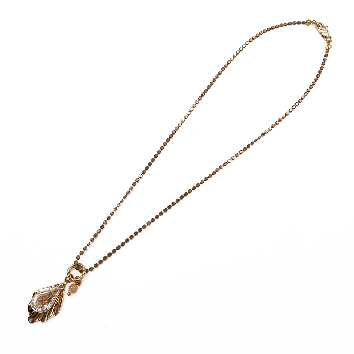 Disa Necklace with Crystal Glass Drop