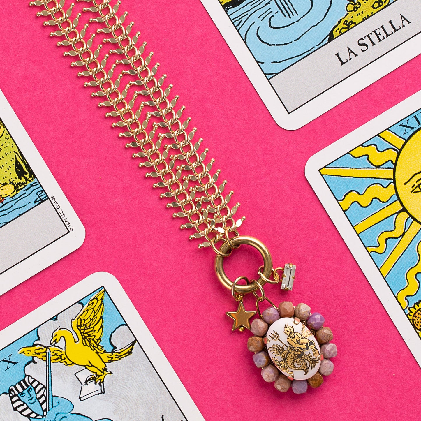 Sibilla Zodiac Necklace with Charms