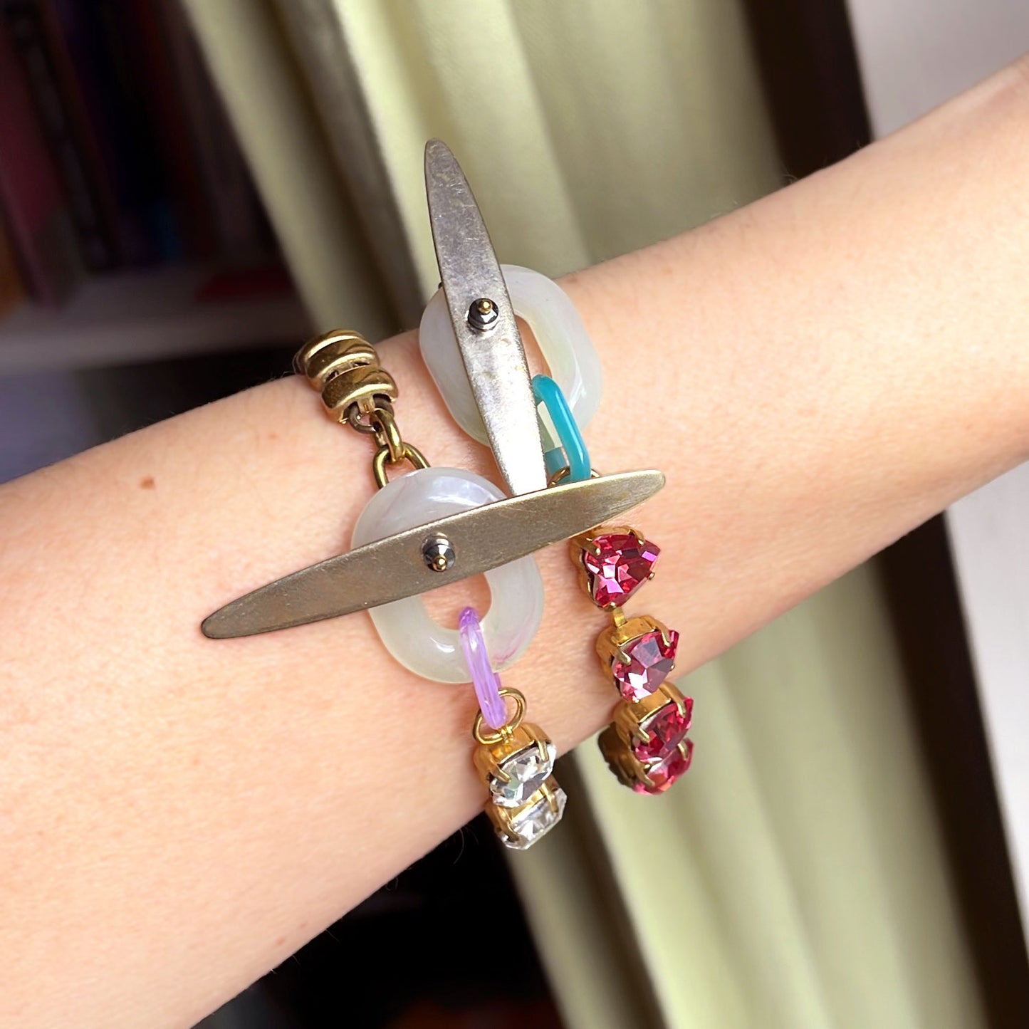 Bracciale Milda con Cristalli Rosa