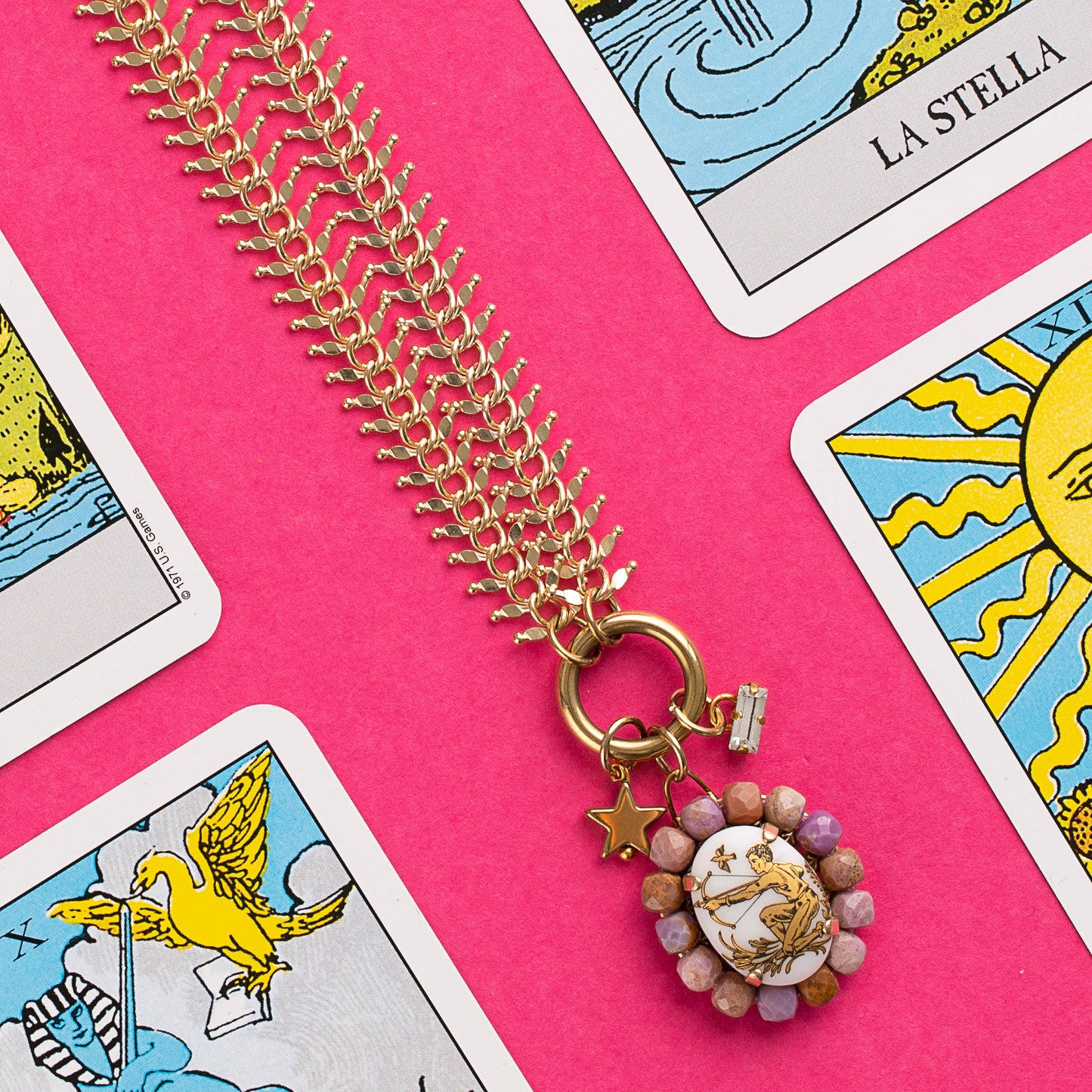 Sibilla Zodiac Necklace with Charms