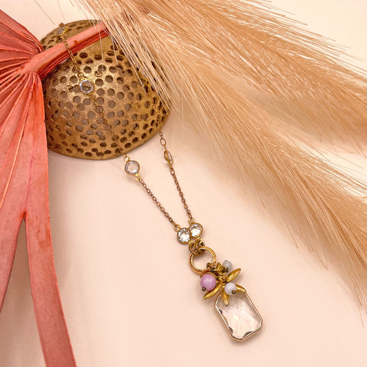 Frutti Di Bosco Necklace with Crystal Pendant