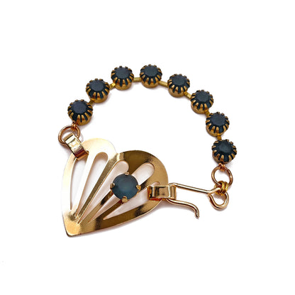 Freia Bracelet with Blue Crystals