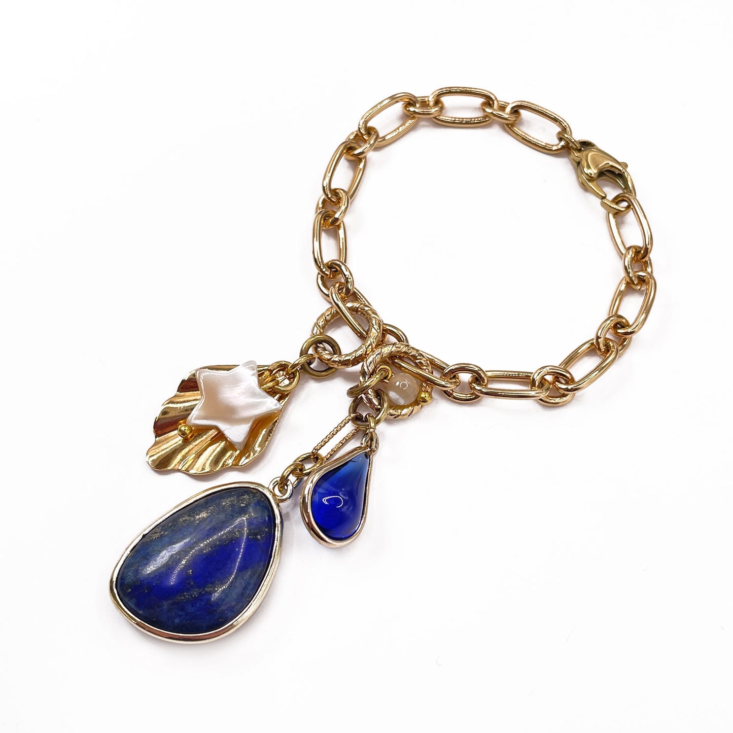 Disa Bracelet with Lapis Lazuli Pendant