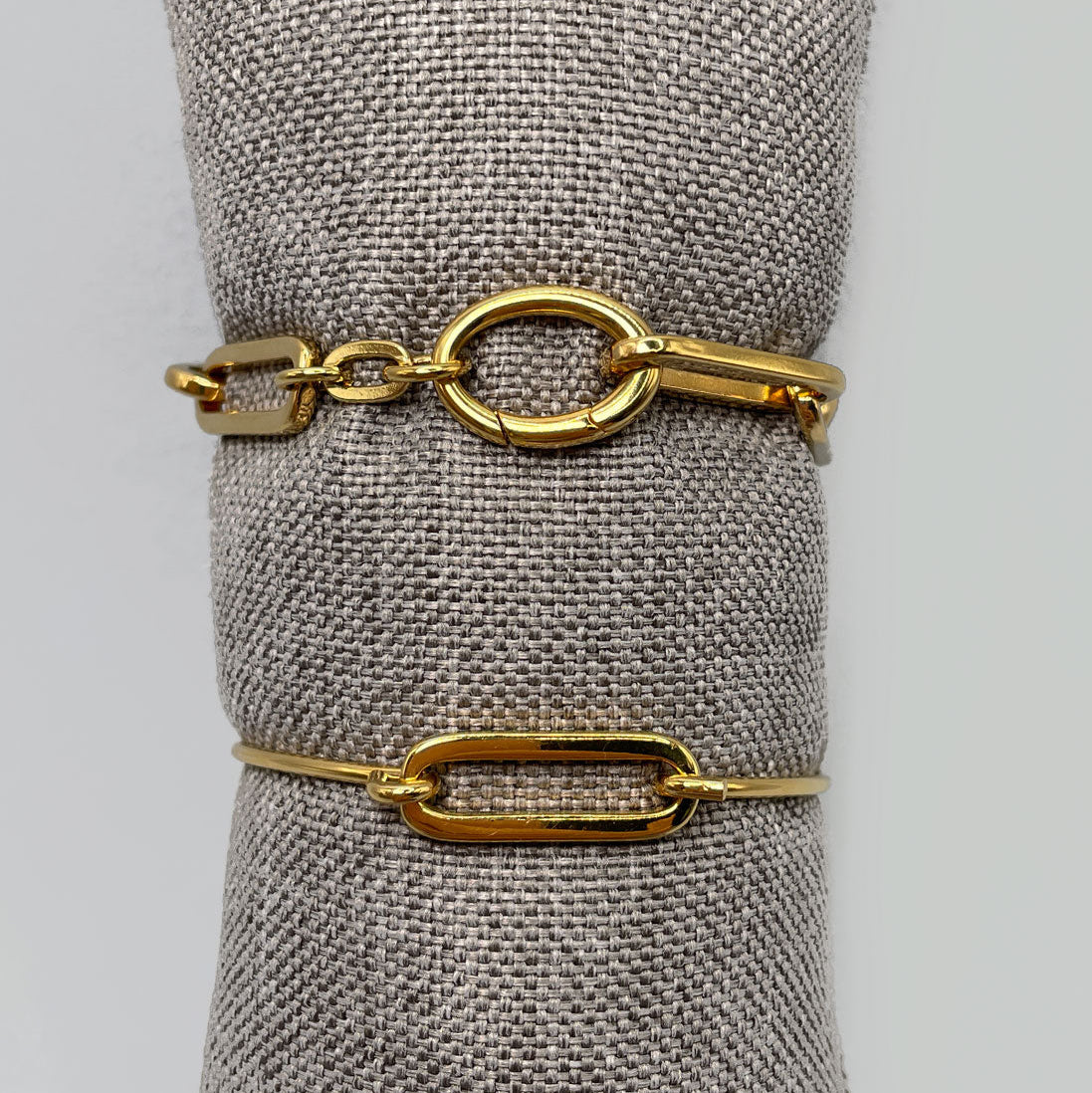 Bracciali con Catena Ellittica in Stile Vintage