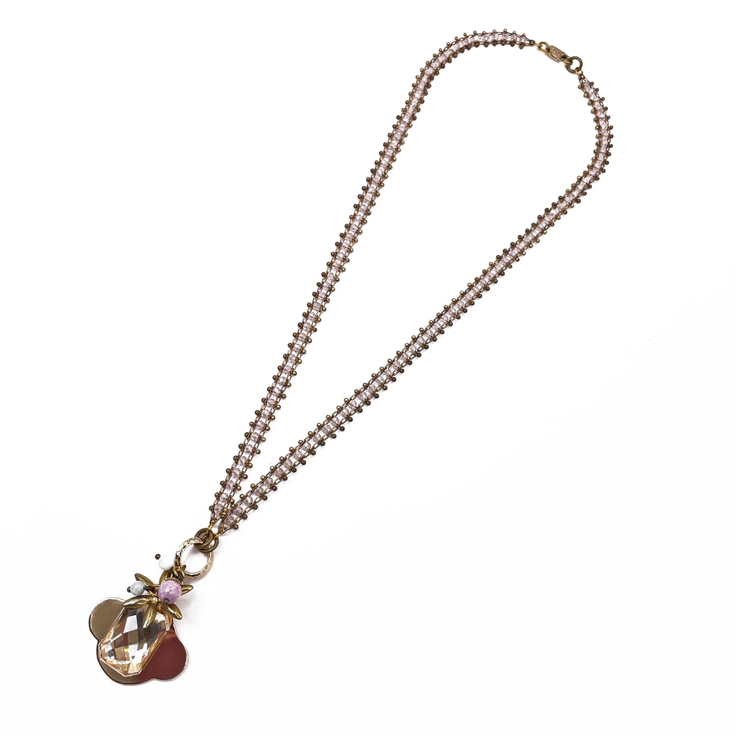 Frutti Di Bosco Necklace with Pink Chain