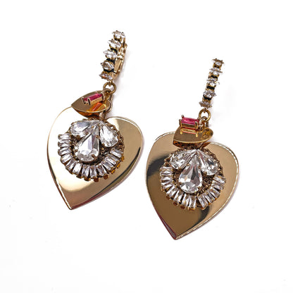 Teodora Earrings with Hearts