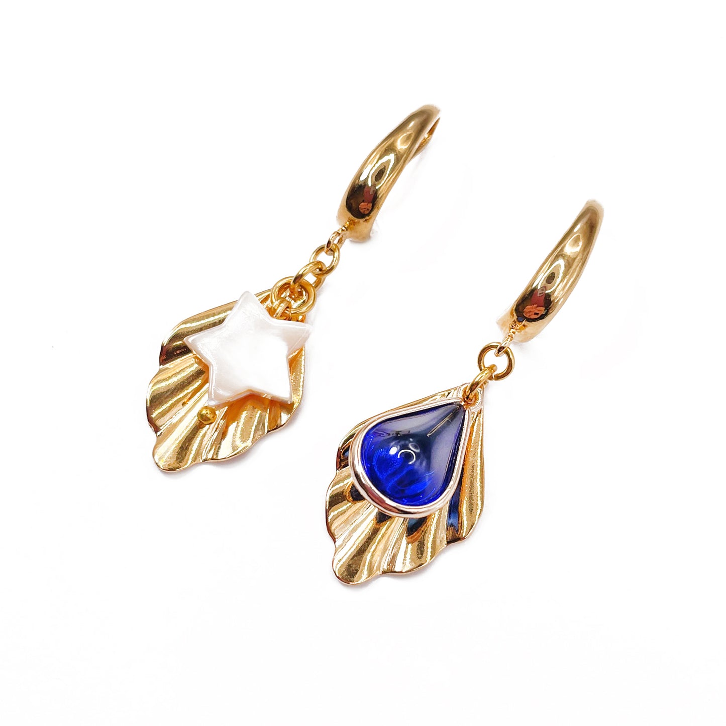 Disa Drop and Star Earrings