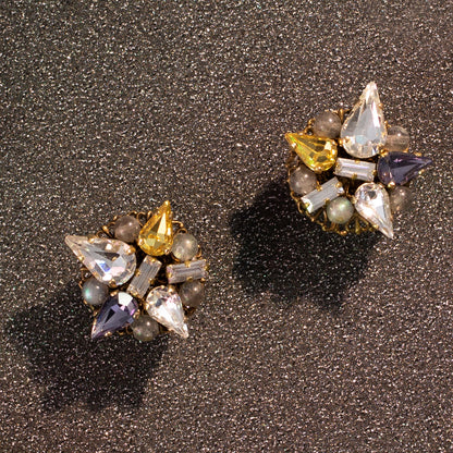 Antares Crystal Stud Earrings