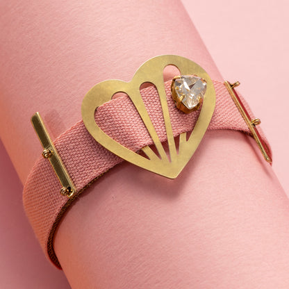 Freia Bracelet with Pink Ribbon